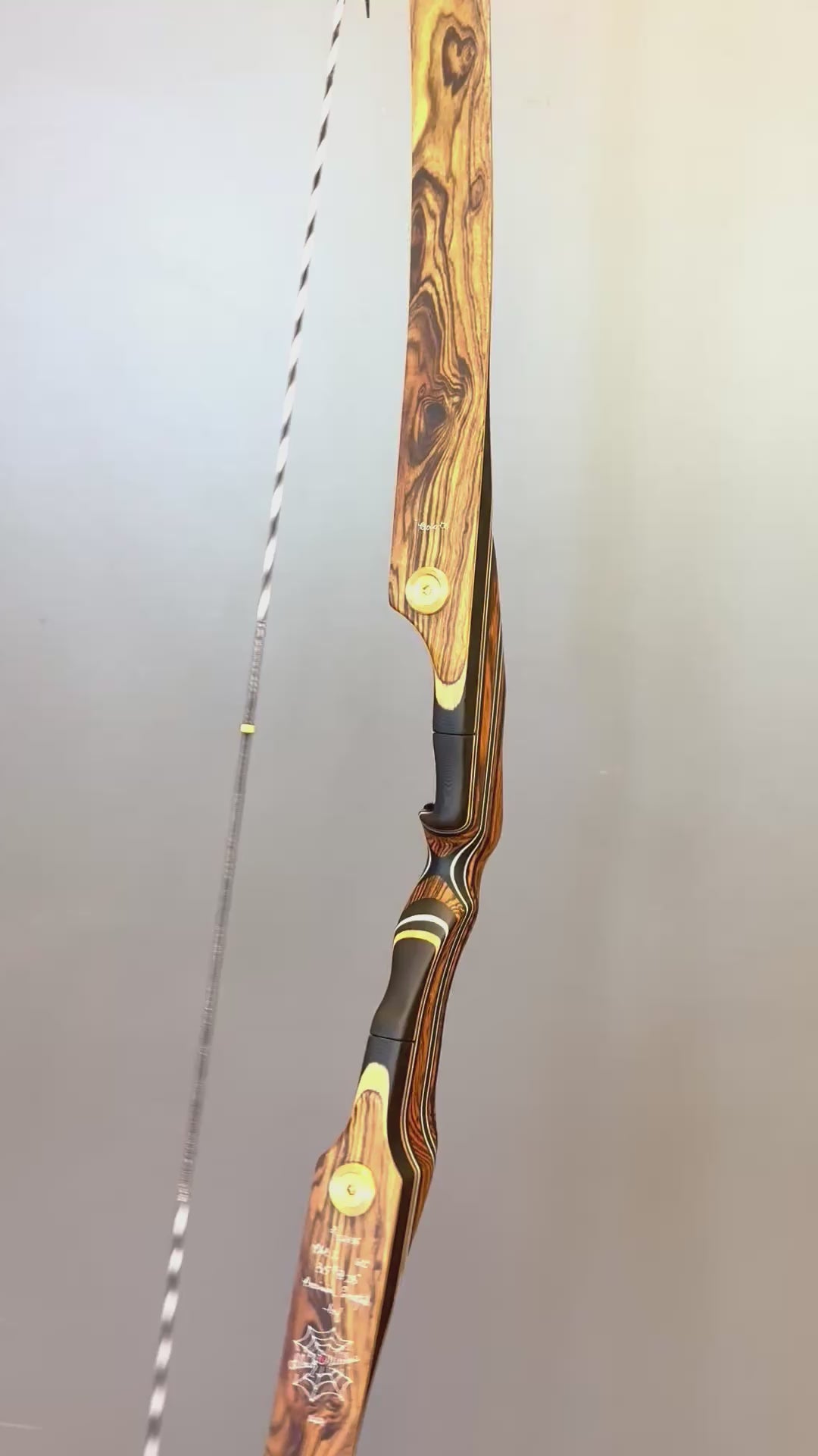 Load video: Bogen - Black Widow PSAX 62"